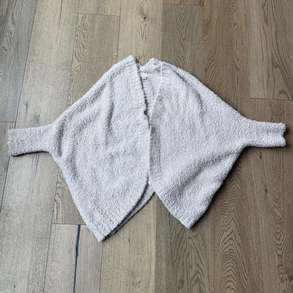 Barefoot Dreams CozyChic Lite Circle Cardigan in Dusty Rose S/M